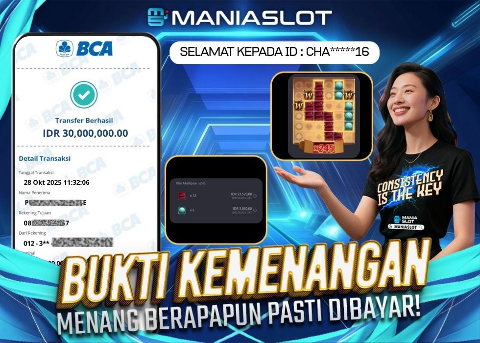 Bukti Jepe Rp 30jt Hari ini di Chocholate Deluxe 1 MANIASLOT-BCA (1)