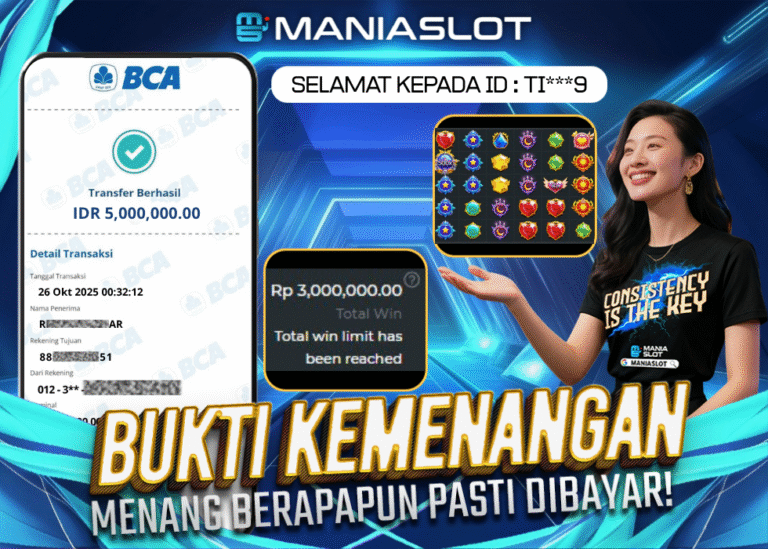 Bukti Jepe Rp 5jt Hari ini di Starlight Princess 1000 20 MANIASLOT-BCA