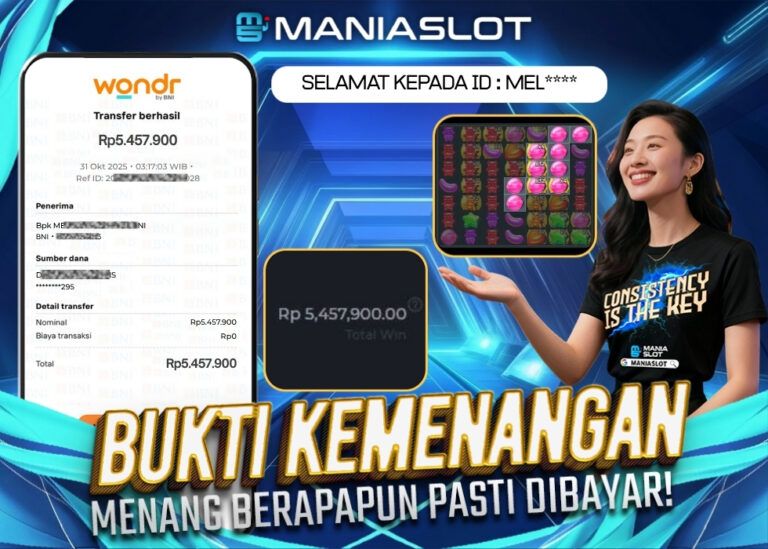 Bukti Jepe Rp 5jt Hari ini di Sugar Rush 6 MANIASLOT-BNI WONDER